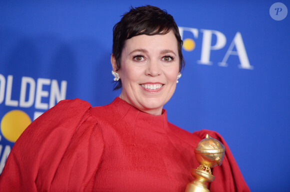 Olivia Colman - Pressroom de la 77e cérémonie annuelle des Golden Globe Awards au Beverly Hilton Hotel à Los Angeles, le 5 janvier 2020.