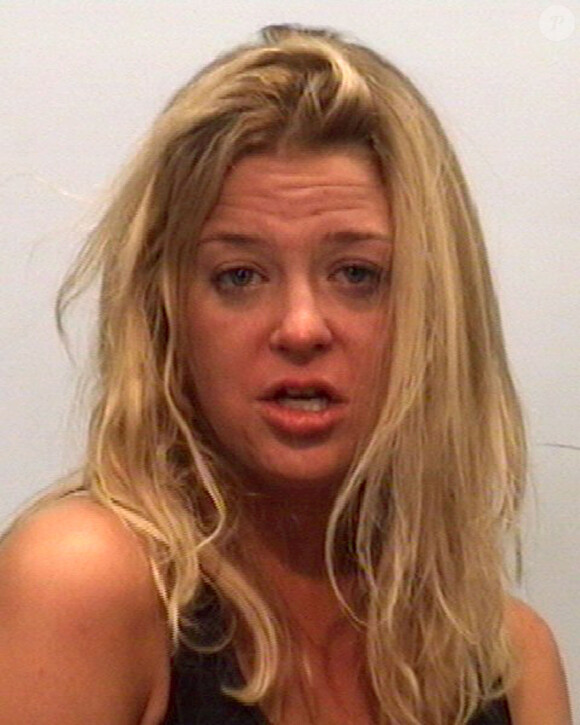 Mugshot de Kate Major, l'ex femme de Michael Lohan, arrêtée à Los Angeles. Le 14 janvier 2012.