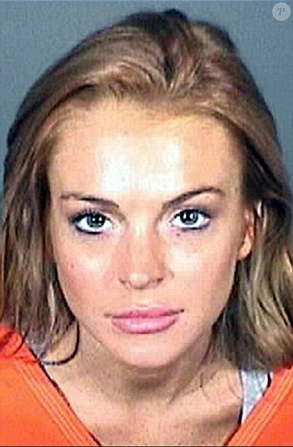Lindsay Lohan - Mugshot pris à Los Angeles en Californie. Il s'agit du cinquième en l'espace de quatre ans. Le 24 septembre 2010. @PCN/ABACAPRESS.COM
