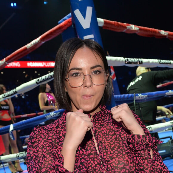 Agathe Auproux lors du gala de boxe Univent à l'AccorHotels Arena de Paris pour le championnat du monde WBA le 15 novembre 2019. © Veeren / Bestimage