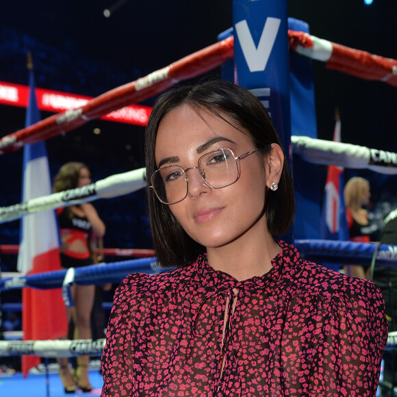 Agathe Auproux lors du gala de boxe Univent à l'AccorHotels Arena de Paris pour le championnat du monde WBA le 15 novembre 2019. © Veeren / Bestimage