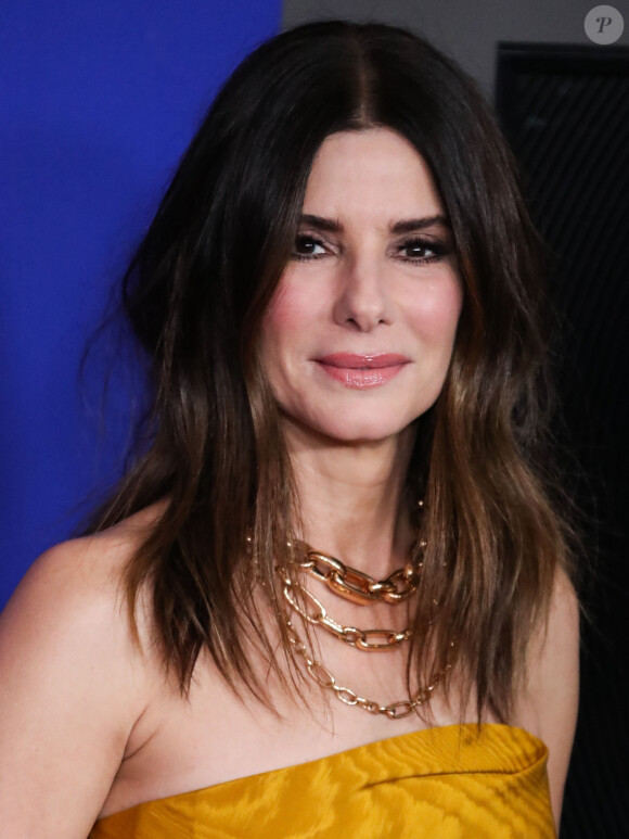 Sandra Bullock lors de la Press Room (Pressroom) de la 77ème cérémonie annuelle des Golden Globe Awards au Beverly Hilton Hotel à Los Angeles le 5 janvier 2020.