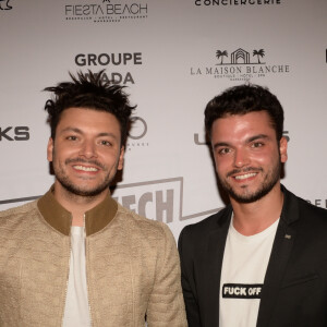 Exclusif - Kev Adams et son frère Noam Adams (DJ Noyz) - After show lors du festival "Marrakech du Rire 2018" à Marrakech au Maroc le 24 juin 2018. © Rachid Bellak/Bestimage