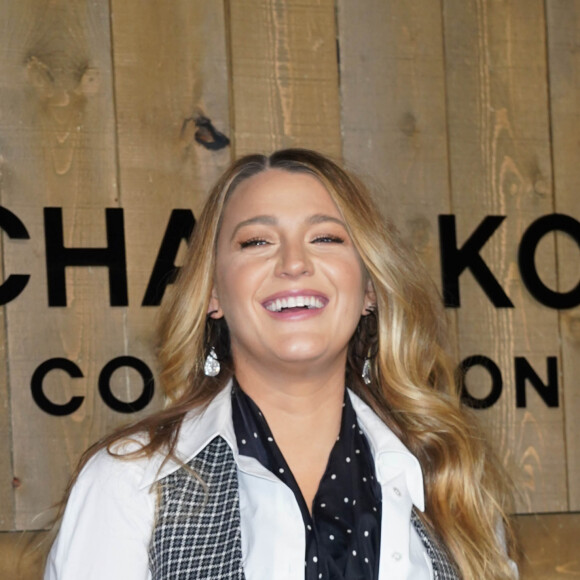 Blake Lively assiste au défilé Michael Kors Collection, à l'American Stock Exchange. New York, le 12 février 2020.