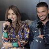 Manon et Julien ("Les Marseillais") en interview pour "Purepeople.com", le 11 février 2020.