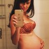 Enceinte de son deuxième enfant Hilaria Baldwin a ajouté une photo à son compte Instagram, le 21 mai 2015