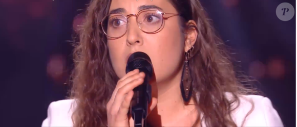 Laure, talent de "The Voice 2020" lors des auditions à l'aveugle du samedi 15 février 2020 - TF1