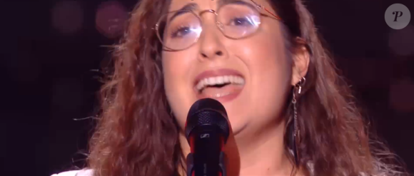 Laure, talent de "The Voice 2020" lors des auditions à l'aveugle du samedi 15 février 2020 - TF1
