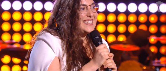 Laure, talent de "The Voice 2020" lors des auditions à l'aveugle du samedi 15 février 2020 - TF1