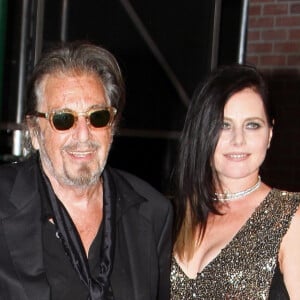 Al Pacino et Meital Dohan à l'avant-première du film "The Irishman" à Los Angeles le 24 octobre 2019.
