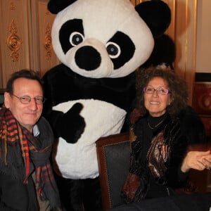 Exclusif - Denis Demonpion, Mireille Dumas - Soirée crêpes organisée par Pierre-Jean Chalençon au Palais Vivienne à Paris le 18 février 2020. © Philippe Baldini/Bestimage