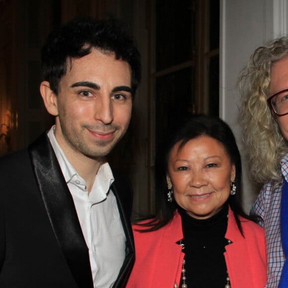 Exclusif - Jordan De Luxe, Jeanne d'Hauteserre, Pierre-Jean Chalençon - Soirée crêpes organisée par Pierre-Jean Chalençon au Palais Vivienne à Paris le 18 février 2020. © Philippe Baldini/Bestimage