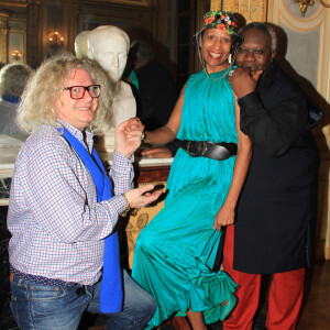 Exclusif - Pierre-Jean Chalençon, Magloire, Vincent Mc Doom - Soirée crêpes organisée par Pierre-Jean Chalençon au Palais Vivienne à Paris le 18 février 2020. © Philippe Baldini/Bestimage