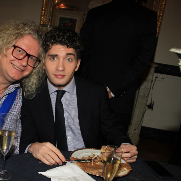 Exclusif - Pierre-Jean Chalençon, Paul Delmas - Soirée crêpes organisée par Pierre-Jean Chalençon au Palais Vivienne à Paris le 18 février 2020. © Philippe Baldini/Bestimage