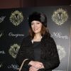 Kelly Bochenko assiste au Defile de Mode Omar Jeans, au pavillon Champs-Elysees, à Paris le 31 mars 2013.