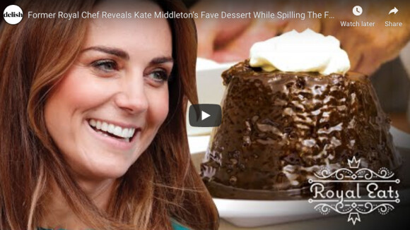 Le dessert préféré de Kate Middleton révélé par le chef royal Darren McGrady pour "Delish", le 8 janvier 2020.