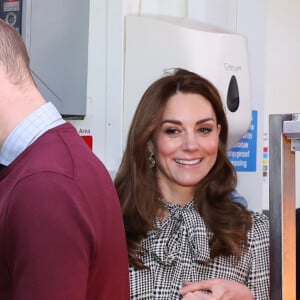 Kate Catherine Middleton, duchesse de Cambridge, et le prince William, duc de Cambridge, ont rencontré des membres de la communauté musulmane ainsi que des femmes du "Council Curry Circle" au restaurant MyLahore à Bradford. Le 15 janvier 2020