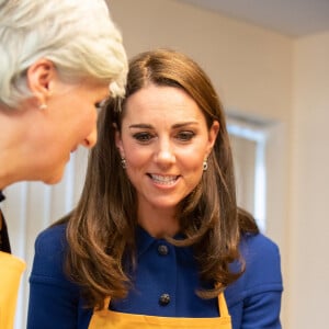 Kate Catherine Middleton, duchesse de Cambridge, en visite à Centrepoint à Barnsley. Le 14 novembre 2018