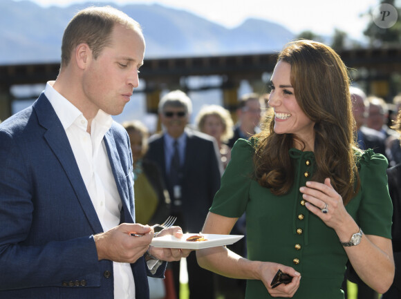 Le prince William et Catherine Kate Middleton, la duchesse de Cambridge assistent à un festival gastronomique local "A Taste of British-Colombia" dans l'établissement viticole de Mission Hill à Kelowna, dans le cadre de son voyage officiel au Canada, le 27 septembre 2016.