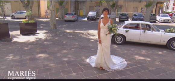 Mariage de Mélodie et Romain dans "Mariés au premier regard 2020", le 13 janvier, sur M6