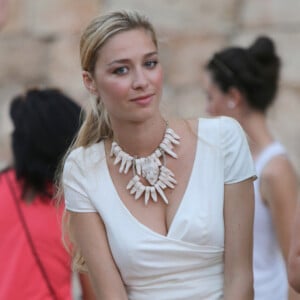 Exclusif - Beatrice Borromeo le 6 août 2016 lors de la Copa del Rey à Palma de Majorque.