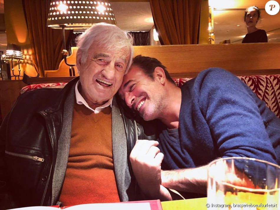 Jean Dujardin et Jean-Paul Belmondo réunis à la brasserie ...
