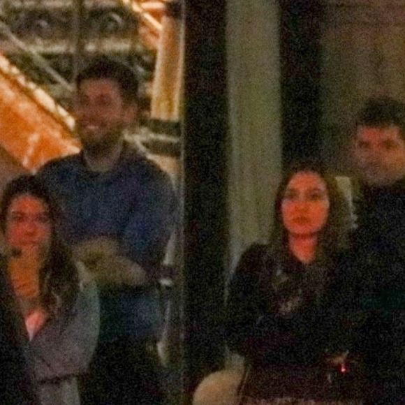 Exclusif - Keanu Reeves et sa compagne Alexandra Grant quittent l'Omni San Francisco Hotel, le 21 février 2020.