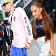 Ariana Grande et son fiancé Pete Davidson se rendent au concert Amazon Music Unboxing Prime Day à New York, le 11 juillet 2018