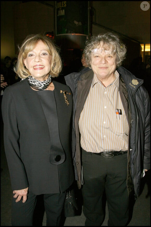 Jeanne Moreau et Josée Dayan à la cinémathèque à Paris, en 2008.