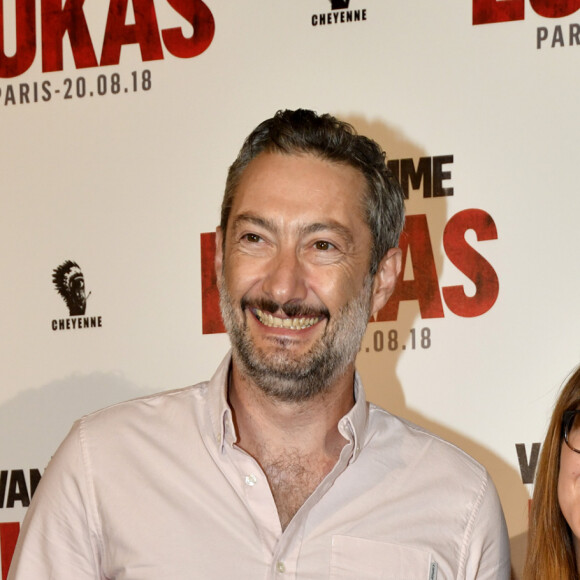 Vincent Desagnat et sa compagne Mathilde lors de l'avant-première du film "Lukas" à Paris le 20 août 2018
