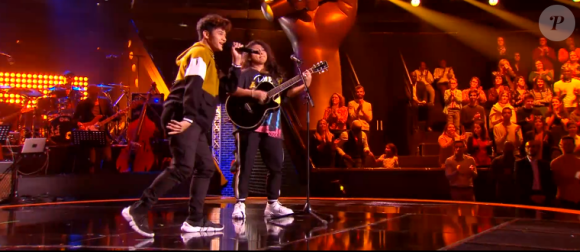 Ludisou et Nathan - Talents de "The Voice 2020" lors des auditions à l'aveugle de samedi 29 février 2020, TF1