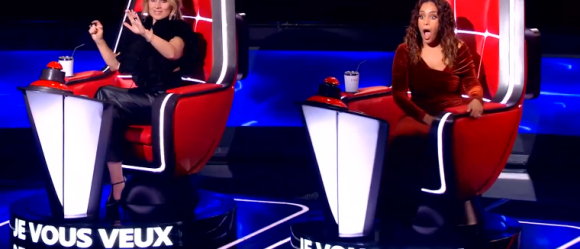 Amel Bent lors des auditions à l'aveugle de "The Voice 2020" samedi 29 février 2020, TF1