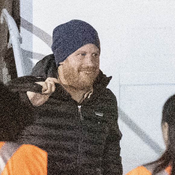 Premières photos du prince Harry à son arrivée à l'aéroport de Victoria à Sidney au Canada pour rejoindre sa femme M. Markle, la duchesse de Sussex, le 20 janvier 2020