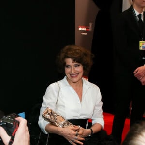 Fanny Ardant (César de la meilleure actrice dans un second rôle pour le rôle de Marianne dans " La Belle Époque ") - Pressroom (press room) de la 45ème cérémonie des César à la salle Pleyel à Paris le 28 février 2020 © Dominique Jacovides / Olivier Borde / Bestimage