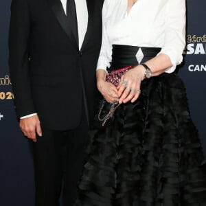 Nicolas Bedos, Fanny Ardant lors du photocall lors de la 45ème cérémonie des César à la salle Pleyel à Paris le 28 février 2020 © Dominique Jacovides / Olivier Borde / Bestimage