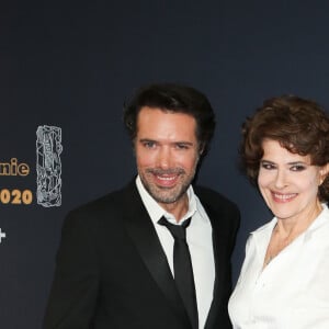 Nicolas Bedos, Fanny Ardant lors du photocall lors de la 45ème cérémonie des César à la salle Pleyel à Paris le 28 février 2020 © Dominique Jacovides / Olivier Borde / Bestimage