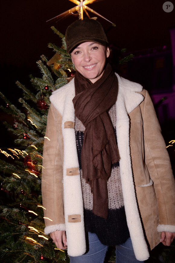 Exclusif - Sandrine Quétier - Cocktail de Noël organisé par PrestaContact dans une suite de l'hôtel Marignan dans le 8ème arrondissement à Paris, le 3 décembre 2019. © Rachid Bellak/Bestimage