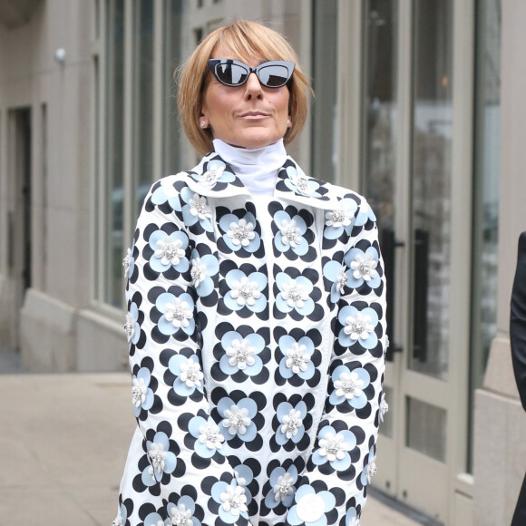 Céline Dion salue ses fans à New York, le 3 mars 2020.