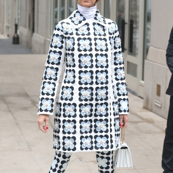 Céline Dion salue ses fans à New York, le 3 mars 2020.