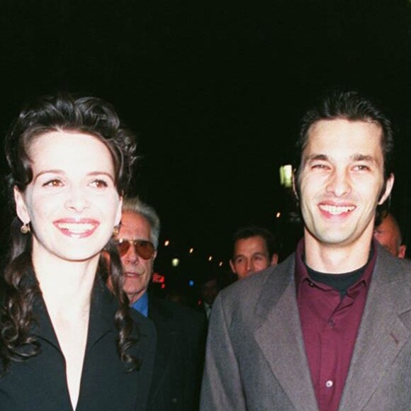 Juliette Binoche et Olivier Martinez à Paris, le 20 septembre 1995. 