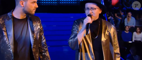 Antoine et Kevin s'affrontent en battle - Talents de l'équipe de Marc Lavoine. Emission du samedi 7 mars 2020, TF1