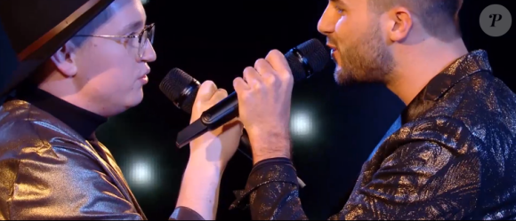 Antoine et Kevin s'affrontent en battle - Talents de l'équipe de Marc Lavoine. Emission du samedi 7 mars 2020, TF1
