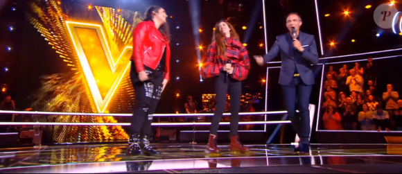 Joséphine et Laure s'affrontent en battle dans "The Voice" - Talents de Pascal Obispo. Emission du samedi 7 mars 2020, TF1
