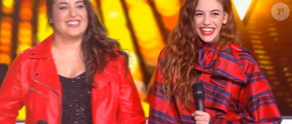 Joséphine et Laure s'affrontent en battle dans "The Voice" - Talents de Pascal Obispo. Emission du samedi 7 mars 2020, TF1