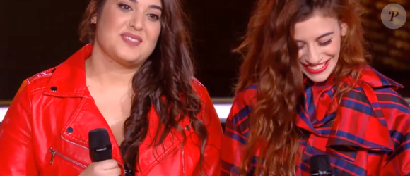 Joséphine et Laure s'affrontent en battle dans "The Voice" - Talents de Pascal Obispo. Emission du samedi 7 mars 2020, TF1