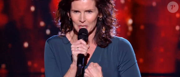 Maria, Amaury et Sheyen s'affrontent lors des battles de "The Voice" - Talents de Lara Fabian. Emission du samedi 7 mars 2020, TF1