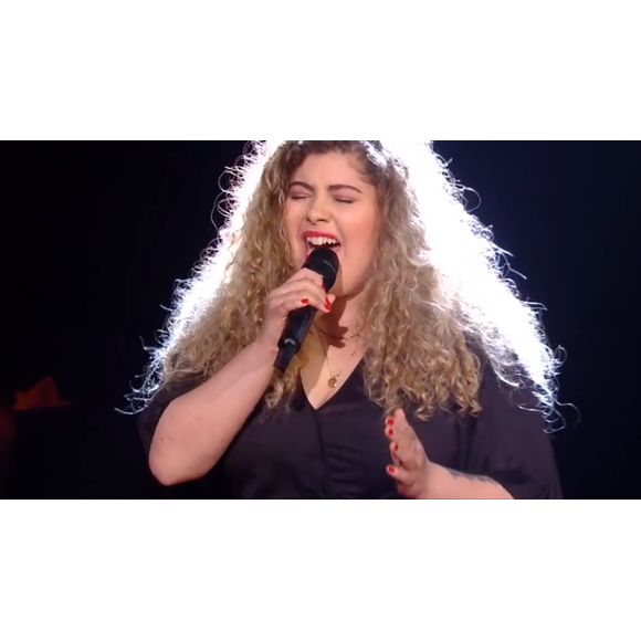 Maria, Amaury et Sheyen s'affrontent lors des battles de "The Voice" - Talents de Lara Fabian. Emission du samedi 7 mars 2020, TF1