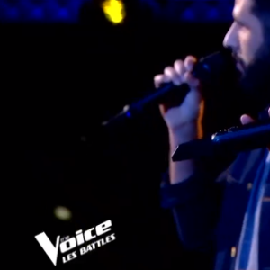 Louise et Don Pierre s'affrontent en battle dans "The Voice" - Talents de Marc Lavoine. Emissions du samedi 7 mars 2020, TF1