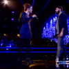 Louise et Don Pierre s'affrontent en battle dans "The Voice" - Talents de Marc Lavoine. Emissions du samedi 7 mars 2020, TF1