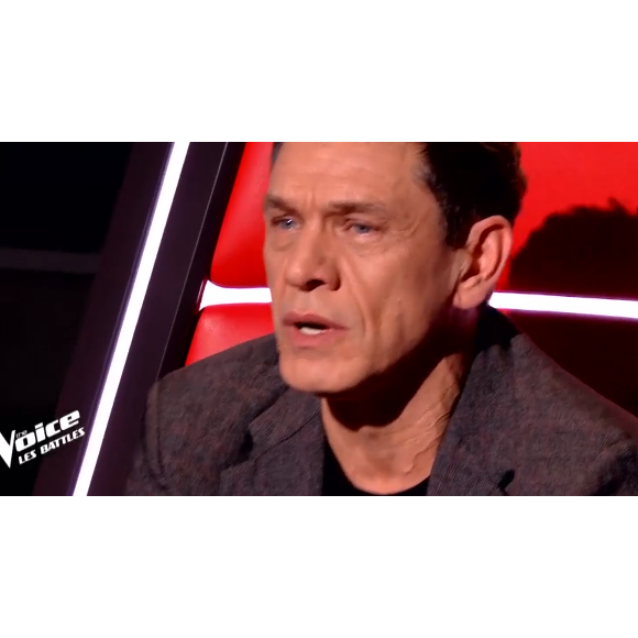 Louise et Don Pierre s'affrontent en battle dans "The Voice" - Talents de Marc Lavoine. Emissions du samedi 7 mars 2020, TF1